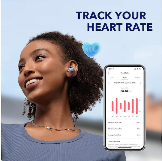 Soundcore by Anker Liberty 4 In-ear Bluetooth Handsfree Earphones with Charging Case Blue