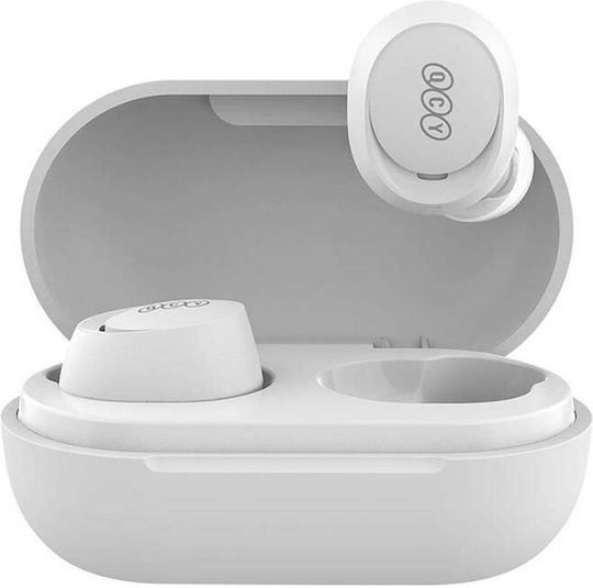 QCY Arcbuds Lite T27 Bluetooth-Freisprecheinrichtung Kopfhörer mit Schweißresistenz und Ladeetui Weiß