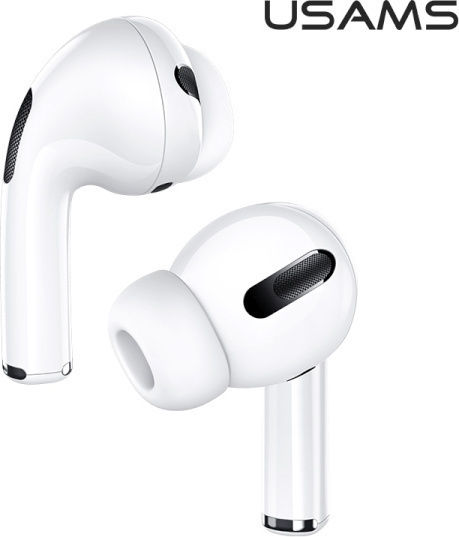 Usams US-YM001 In-ear Bluetooth Handsfree Earphones with Charging Case White