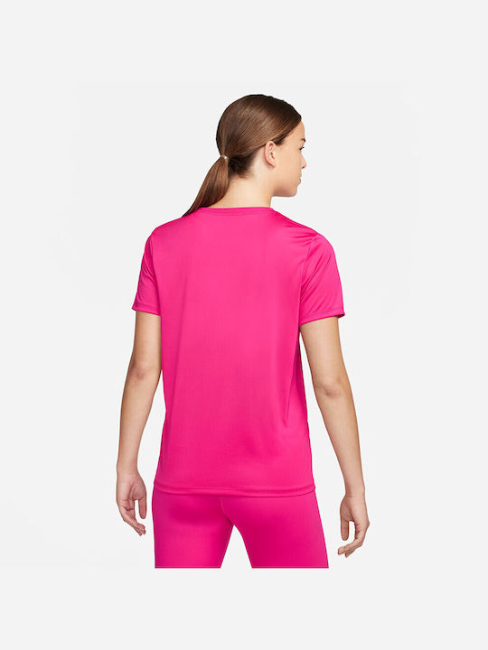 Nike Γυναικείο T-shirt Dri-Fit Φούξια