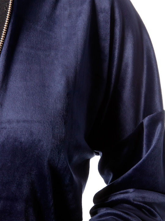 Sweatpants Set Velvet Blue