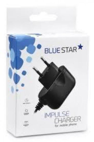 Blue Star Charger with Built-in Cable Blacks
