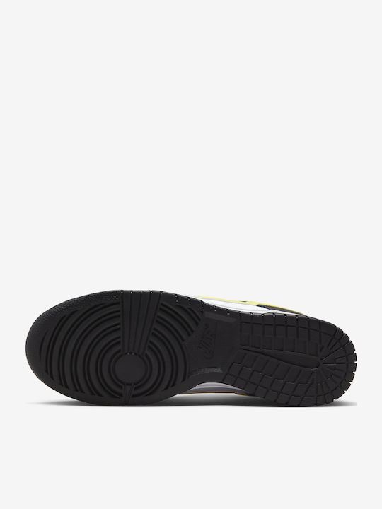 Dunk Low Ανδρικά Sneakers Μαύρο / Λευκό / Opti Yellow