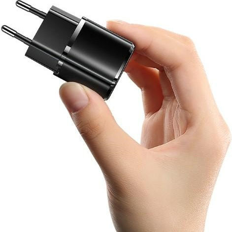 Usams Φορτιστής Χωρίς Καλώδιο με Θύρα USB-C 20W Power Delivery Λευκός (T36 Mini)