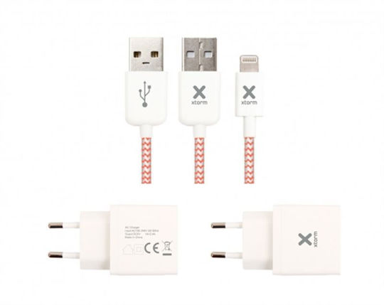 Xtorm Φορτιστής και Καλώδιο Lightning 10W Λευκός (CX004)