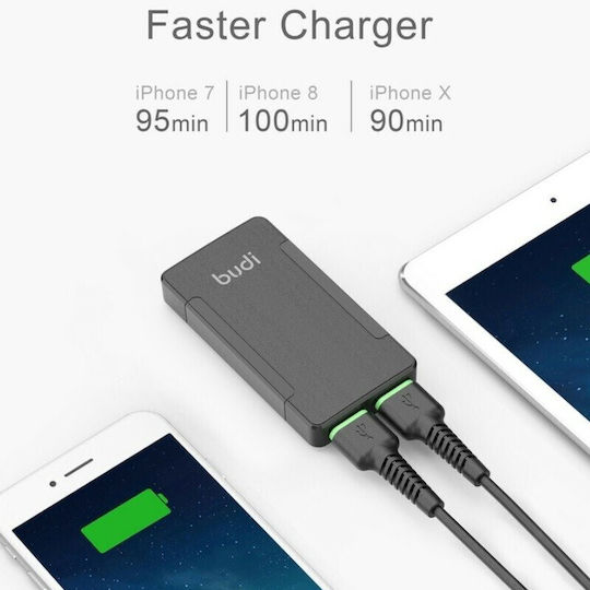 Budi Budi Handyladegerät Ohne Kabel Schwarz (M8J321E-BLK)