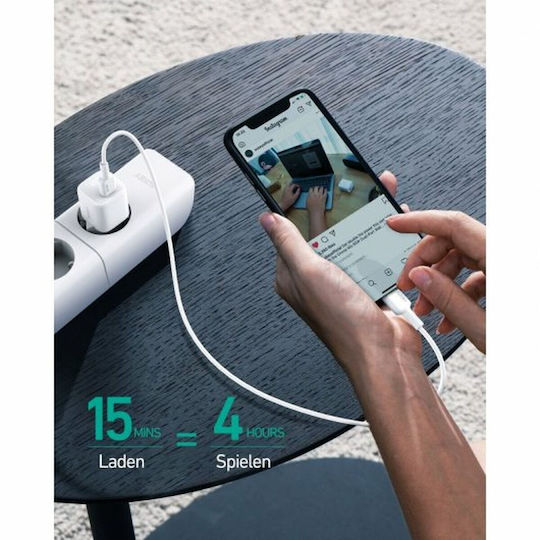 Aukey Charger Without Cable 20W Power Delivery Whites (Omnia)