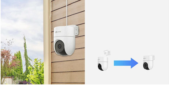 Ezviz H8C IP Κάμερα Παρακολούθησης Full HD+ 4MP Αδιάβροχη με Ηχείο και Φακό 4mm