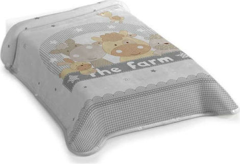 Belpla Baby Blanket Spanish Nursery Swaddling Blanket Farm 664 80x110cm Belpla Baby Blanket Spanish Nursery Swaddling Blanket Farm 664 80x110cm