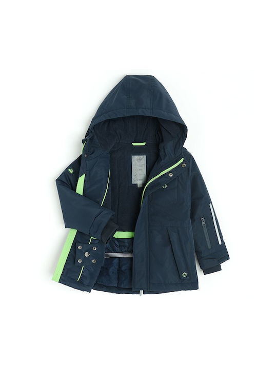 Cool Club Kids Casual Jacket with Lining & Hood Blue