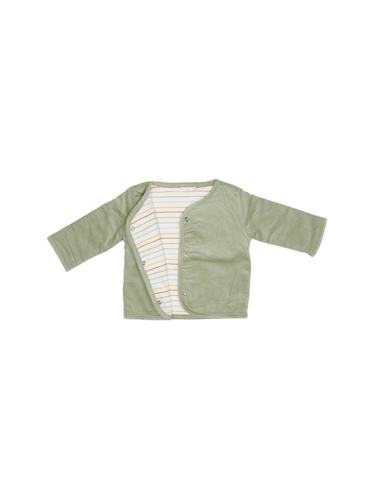 Little Dutch Kids Casual Jacket Double Sided Green