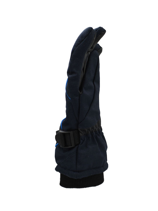 Brims and Trims Men's Ski & Snowboard Gloves Blue