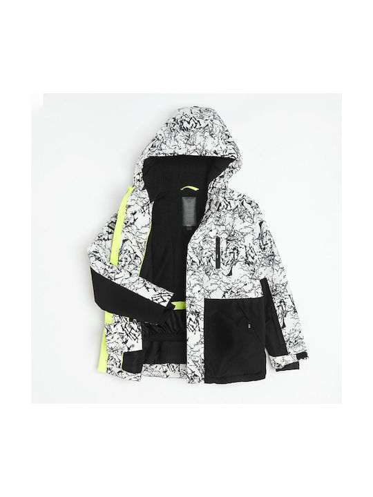 Cool Club Kids Casual Jacket with Lining & Hood Multicolour