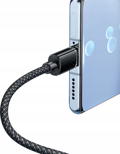 Mcdodo Braided USB 2.0 Cable USB-C male - USB-A 100W Μαύρο 1m CA-3650