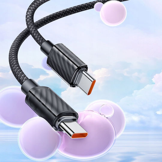 Mcdodo Braided USB 2.0 Cable USB-C male - USB-C 100W PD Μαύρο 1m CA-3670
