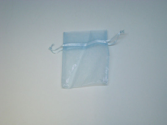 Fabric Pouch for Gift Light Blue 20pcs