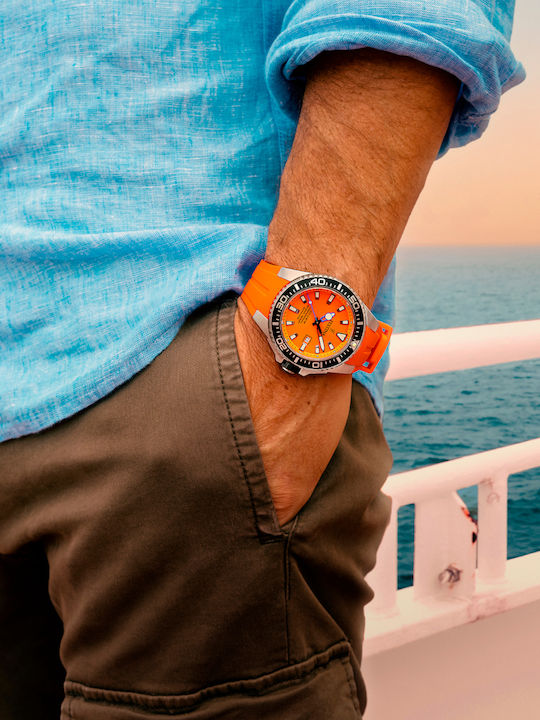 Festina Diver Ceas Bărbați 45mm Baterie cu Curea Din Cauciuc