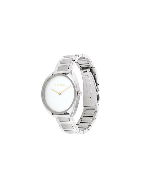 Calvin Klein Watch with Silver Metal Bracelet