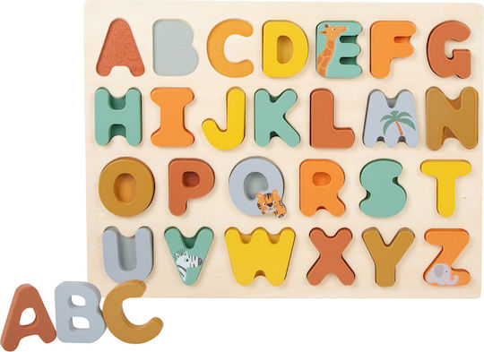 Small Foot Σαφάρι Educational Game Letters & Numbers made of Wood