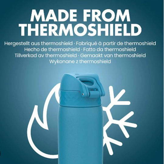 Ion8 Μπουκάλι Θερμός Ανοξείδωτο BPA Free 500ml Μπλε