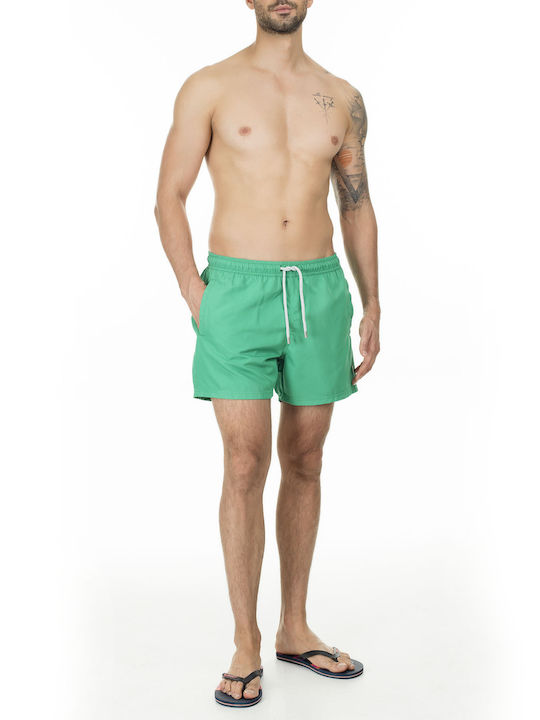 John Frank Men's Swimwear Shorts Green/Beraman