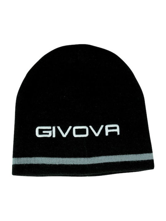 Givova Zuccotto Beanie Unisex Beanie Knitted in Black color