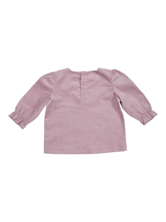 Little Dutch Kids Blouse Long Sleeve Purple