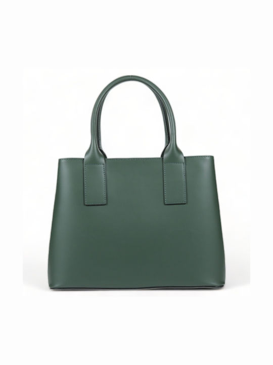 Passaggio Leather Leather Women's Bag Tote Handheld Green