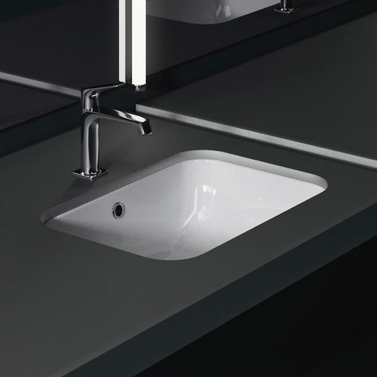 GSI Pura Countertop Sink Porcelain 55x38x15.5cm White
