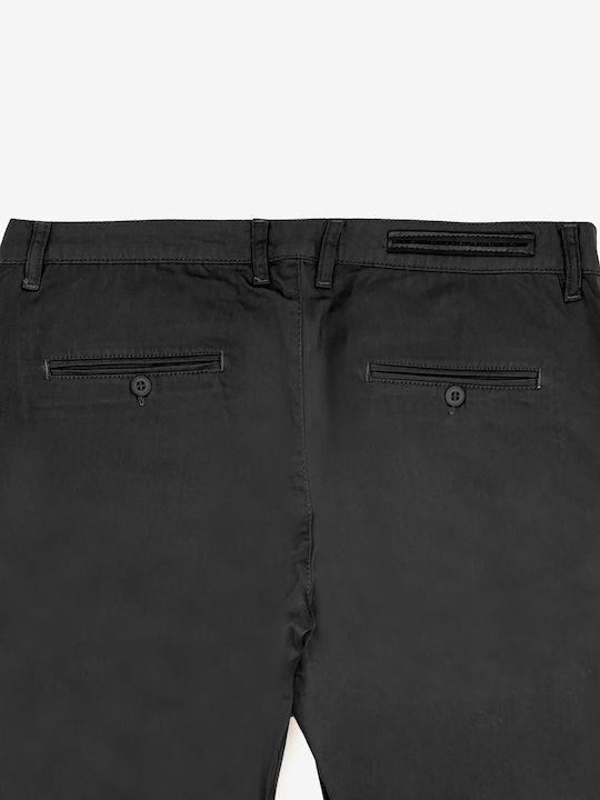 Diga Denim Ανδρικό Παντελόνι Chino ΜΑΥΡΟ