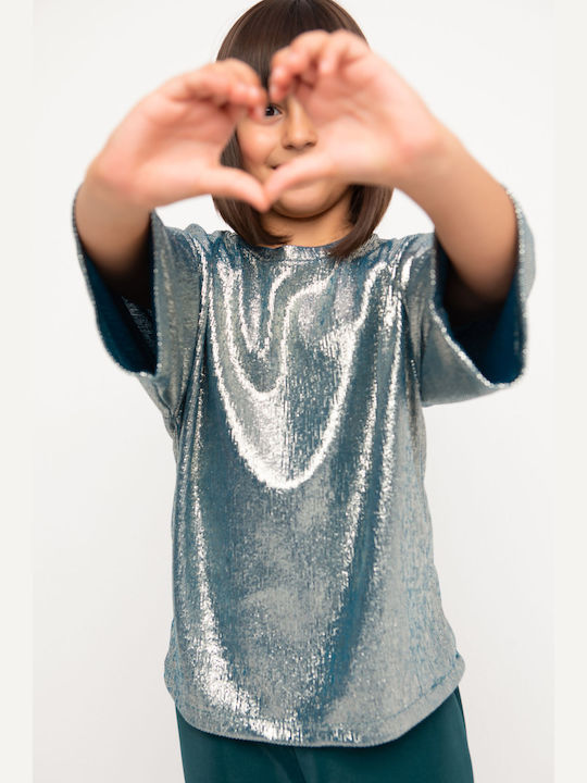 Kids Blouse Long Sleeve Green