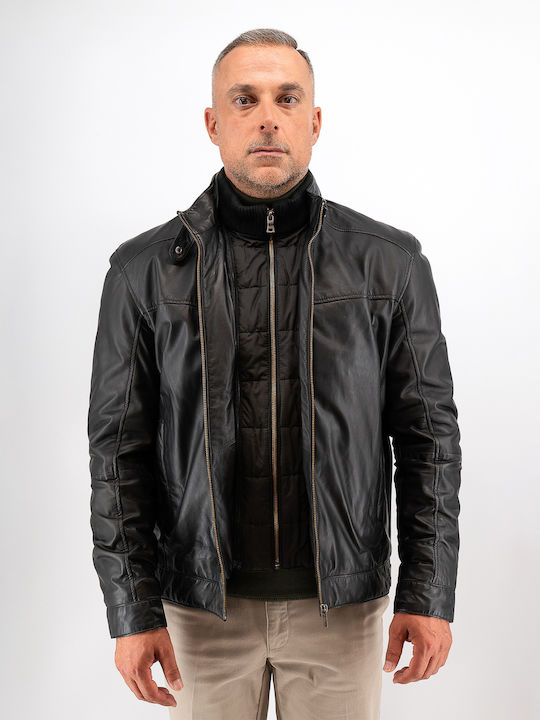 Leather Jacket Black.