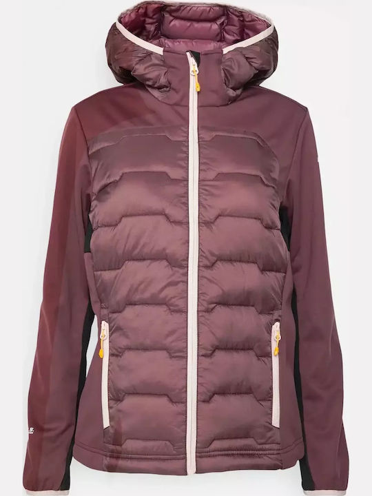 Softshell Γυναικείο Μπουφάν Μπορντό