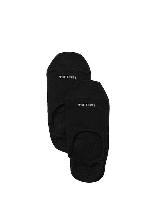 Tiffosi Herren Einfarbige Socken Black 1Pack