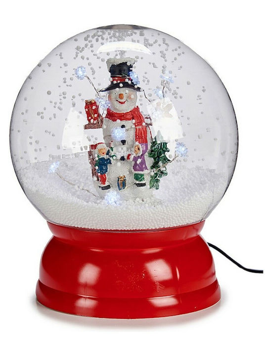 Krist+ Christmas Snowball Illuminated with Snowman 22x27cm