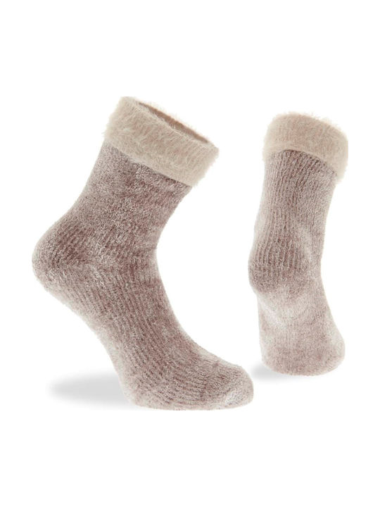 Walk Xmas Collection Damen Socken Ecru 1Pack