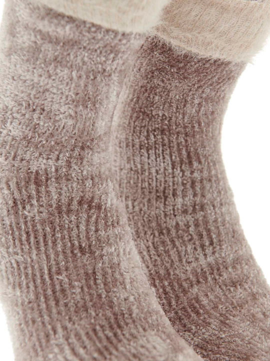 Walk Xmas Collection Damen Socken Ecru 1Pack