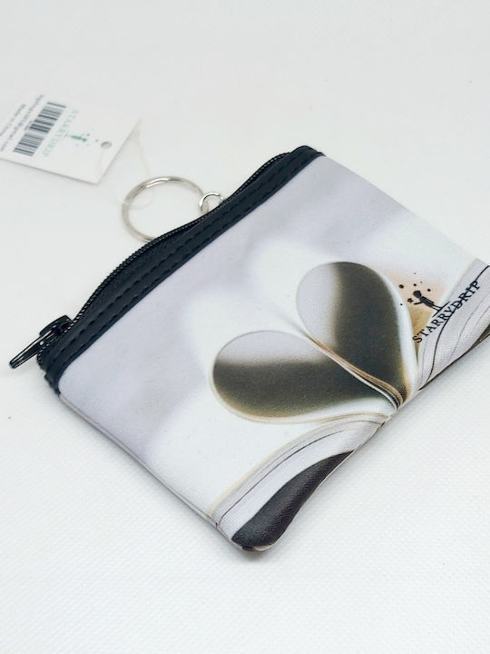 Starrydrip Kids Wallet with Coins with Zipper & Keychain Gray