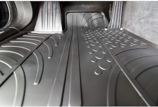 Auto Gs Set of Front and Rear Mats 4pcs for Ford Kuga 2016 Black