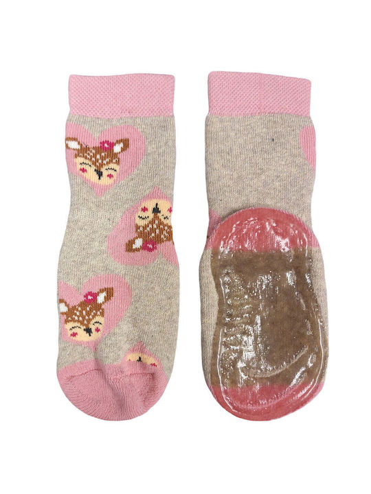 Ewers Kids' Slipper Socks Pink