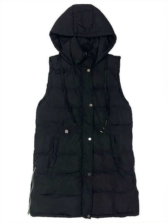 Ustyle Lang Damen Ärmellos Puffer Jacke für Winter ''''''