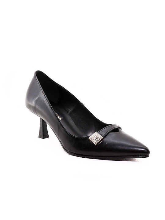 Hondronasios Leder Pumps Schwarz