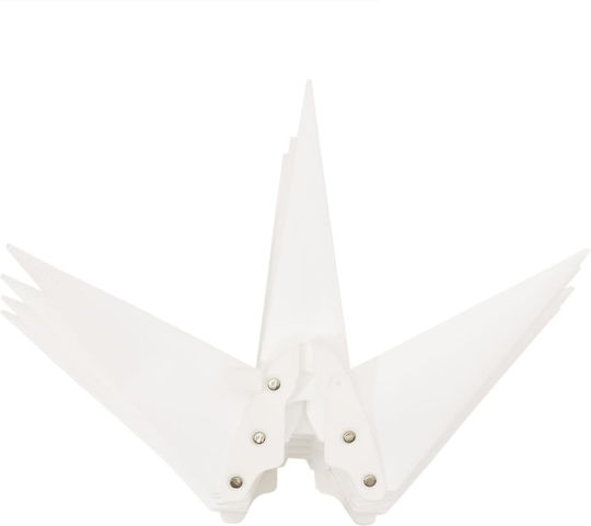 vidaXL Crăciunesti Decorative Stele Luminate Plastice 3buc
