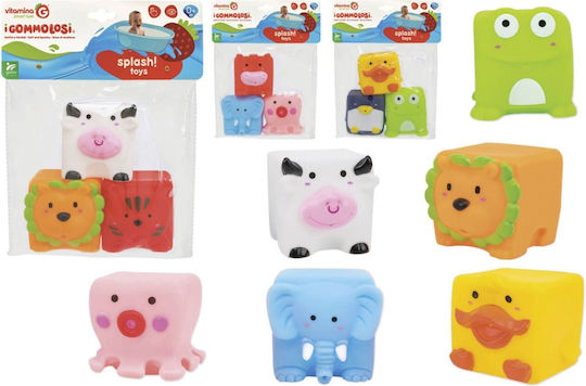 Globo Vitamina G Tiere Badespielzeug (Verschiedene Designs/Sortiment an Designs) 3 Stück