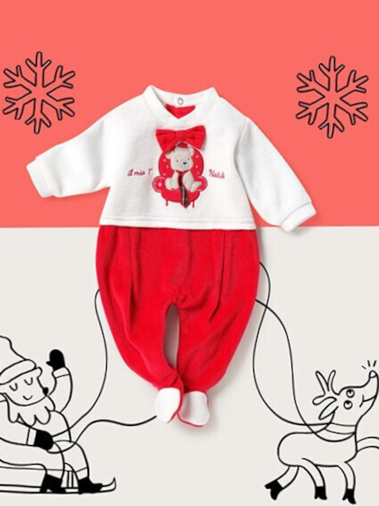 Ellepi Baby Bodysuit Set Velvet RED