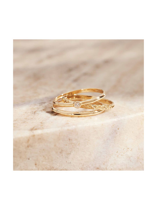 Isabel Bernard Damen Ring aus Gold 14K