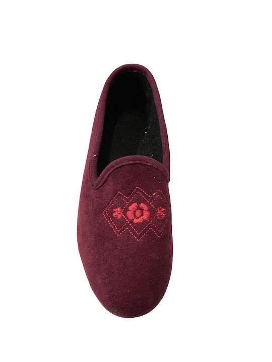 Closed Women's Slippers Burgundy