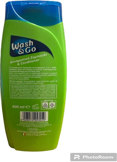 Wash & Go Σαμπουάν Ενυδάτωσης για Όλους τους Τύπους Μαλλιών