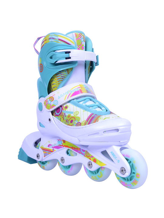 Αθλοπαιδιά Kids Adjustable Inline Rollers Multicolour