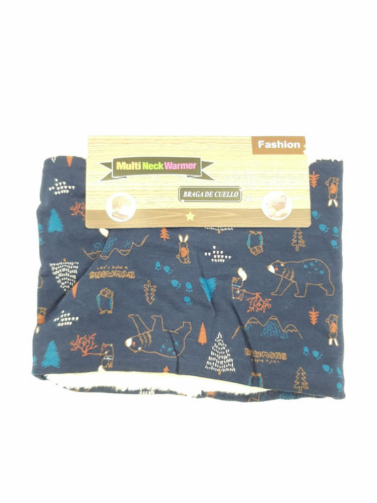 Kids Fleece Neck Gaiter Green